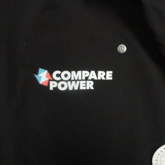 Vuori Jacket Mens Medium Black Outdoor Trainer Shell Full Zip Hoodied NWT - Picture 5 of 11